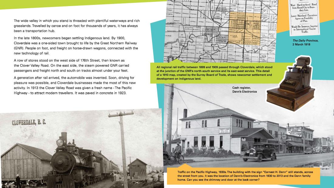 Storyboard about connections through transportation