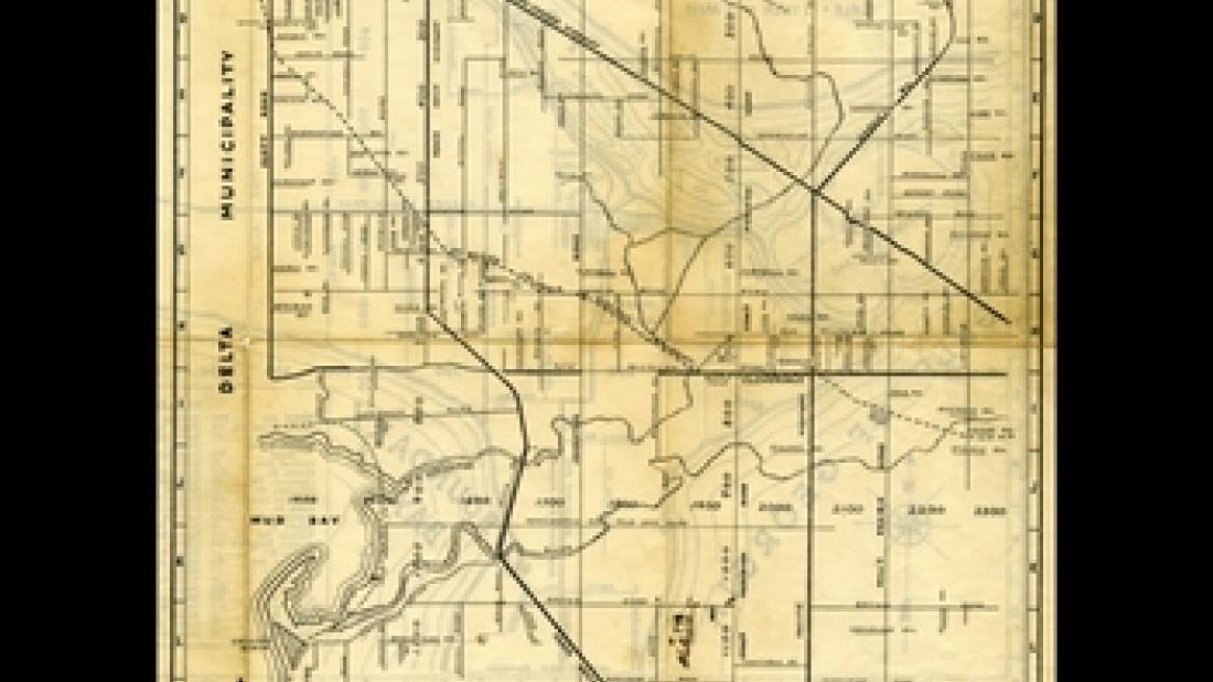 Southern Half of the 1923 Zoning Map