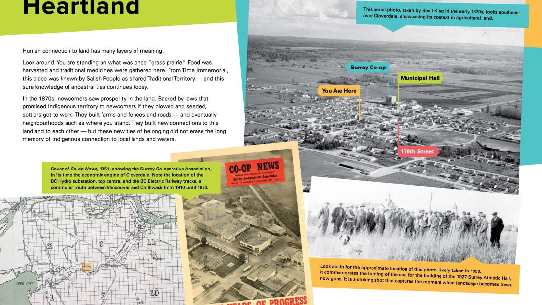A storyboard about traditional territories and agricultural heartland 
