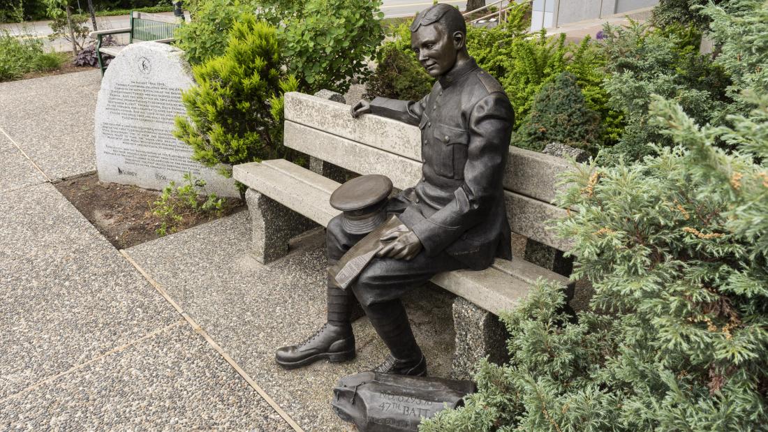  Lance Corporal Arthur Thomas Fleetwood with plaque