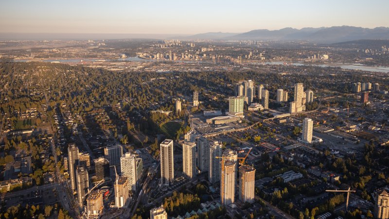 photograph of city skyline