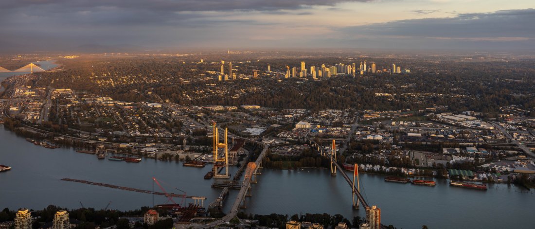aerial of surrey