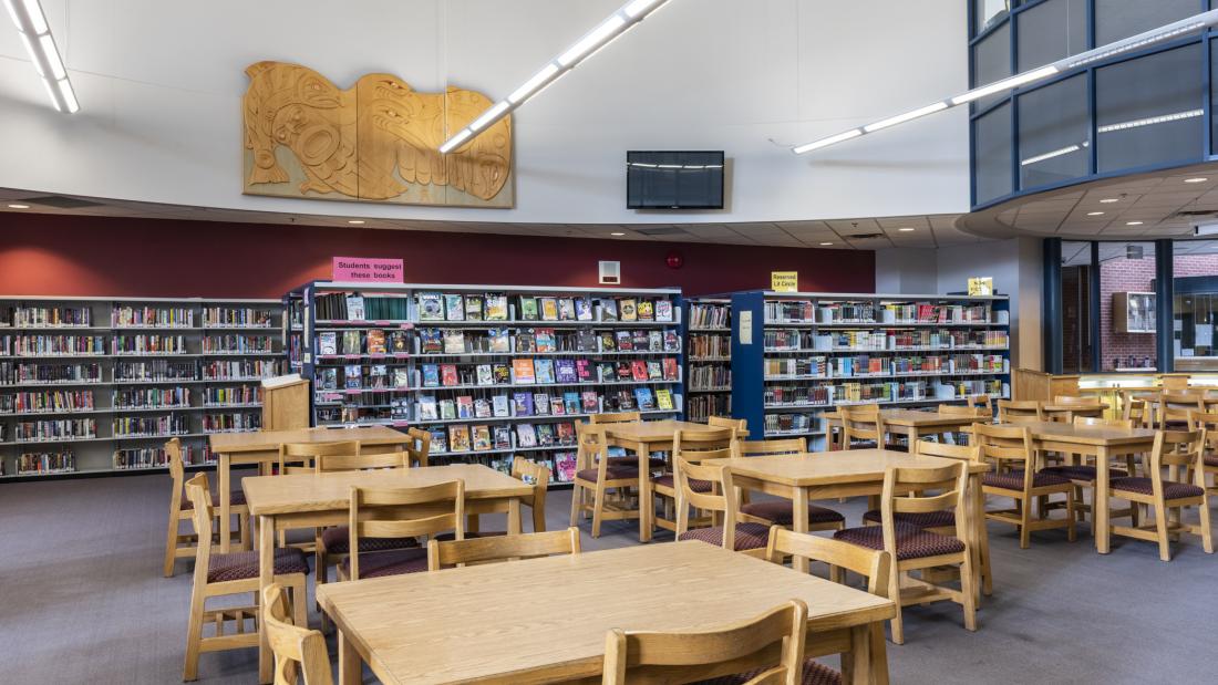 All our Relations Artwork in School Library