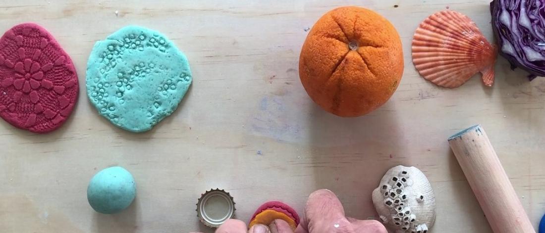 Salt dough sculptures with Claire Moore