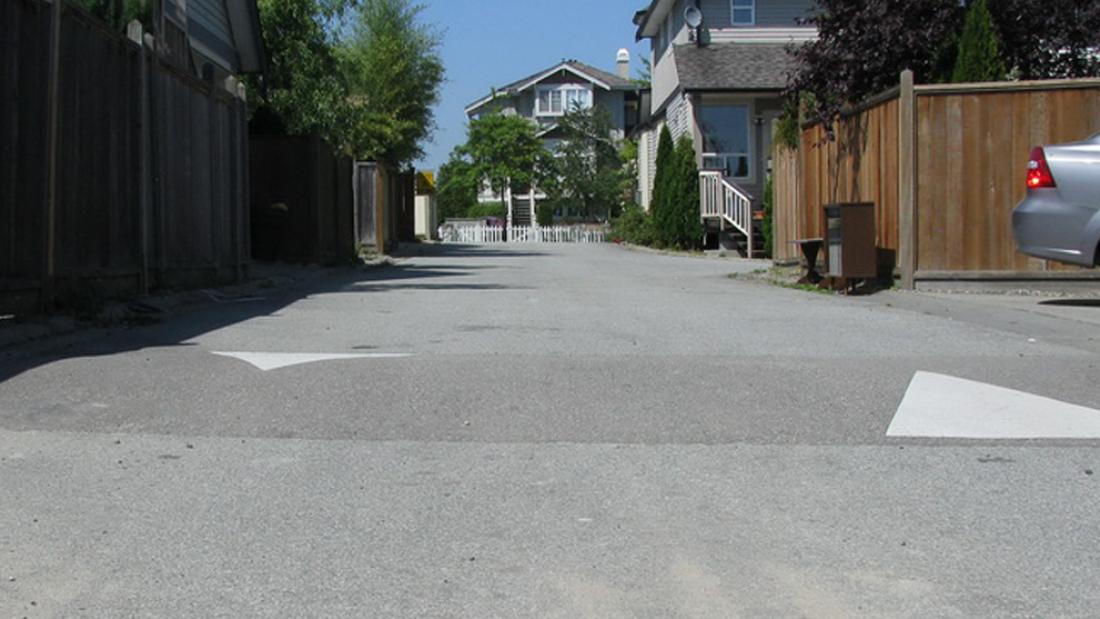 Back Lane with Speed Hump