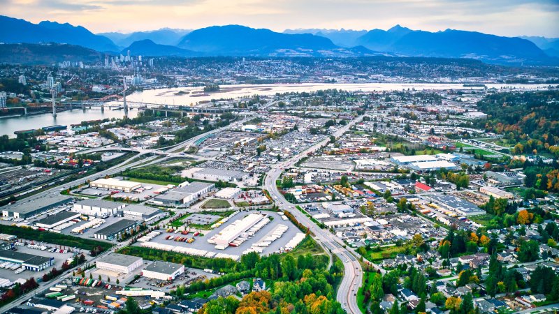 An aerial view of the South Westminster region
