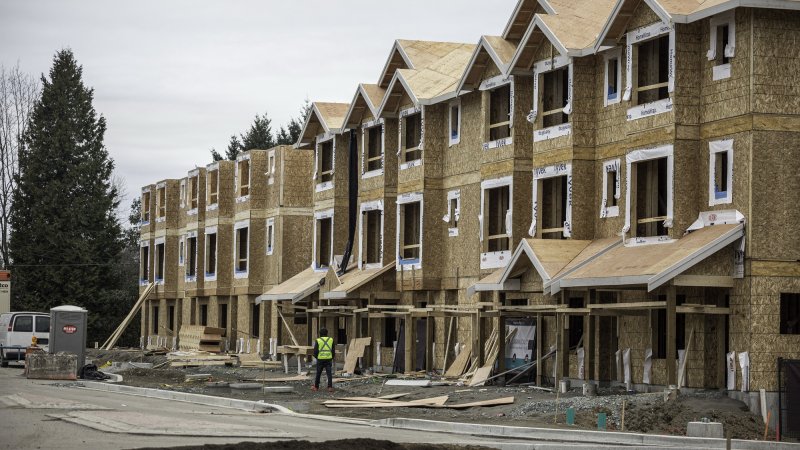townhomes under construction