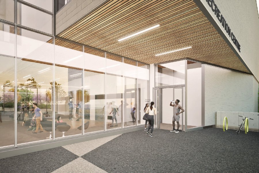 render of recreation centre
