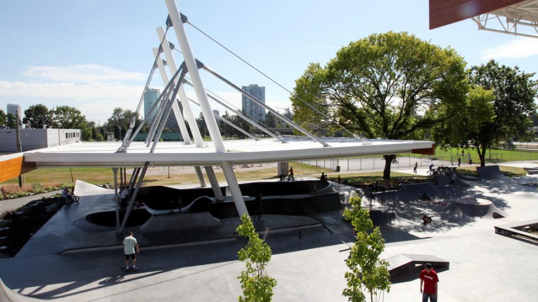 Skate Area at Chuck Bailey Recreation Centre