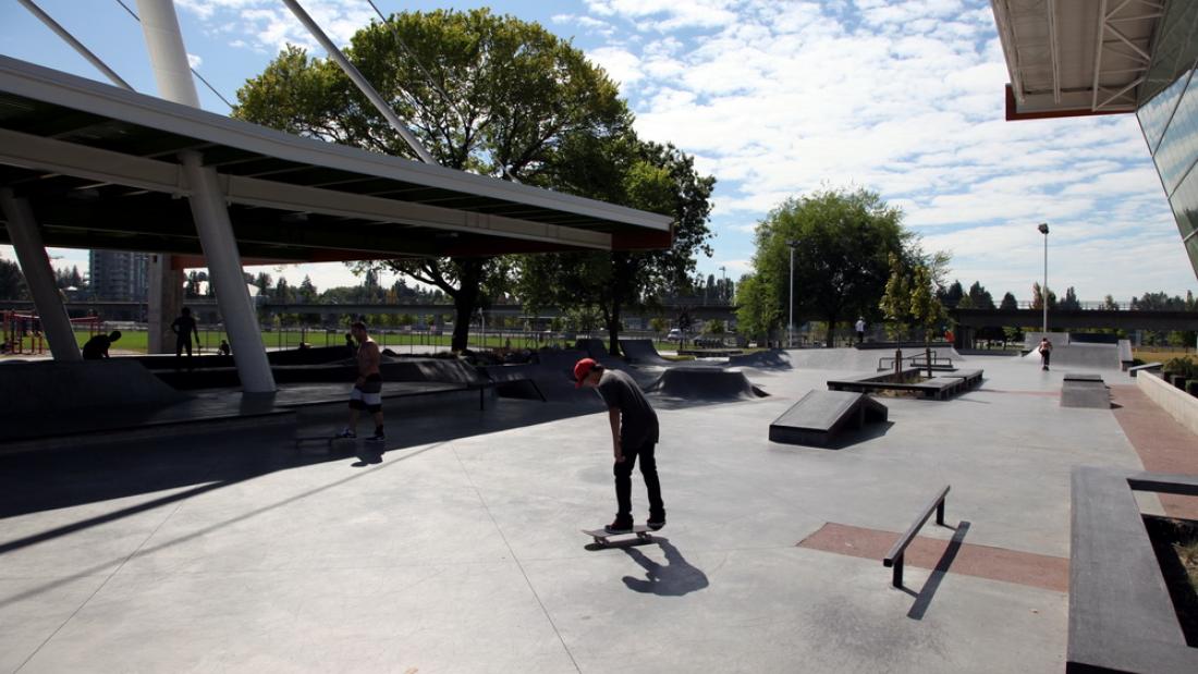 Skate Rails at Chuck Bailey Recreation Centre