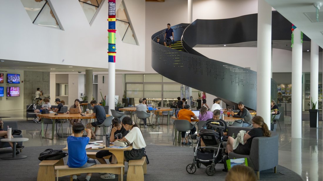 Clayton Community Centre's lobby