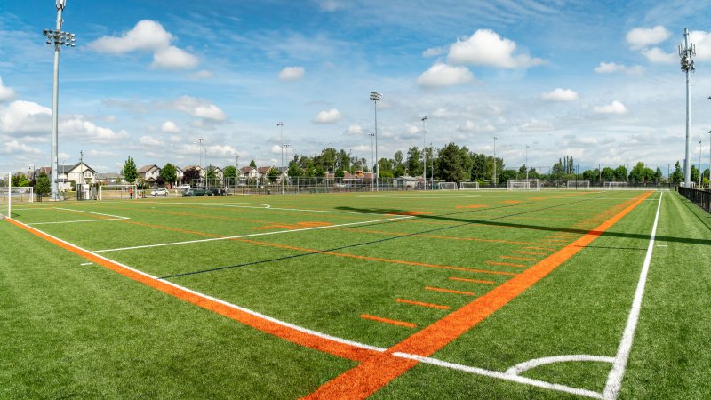 athletic field
