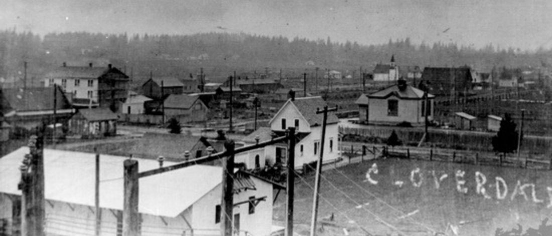 An archival image of Cloverdale