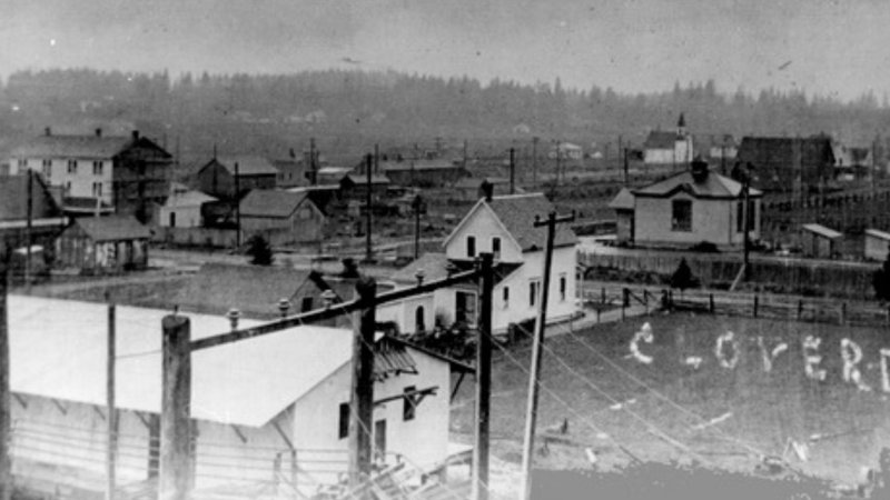 An archival image of Cloverdale