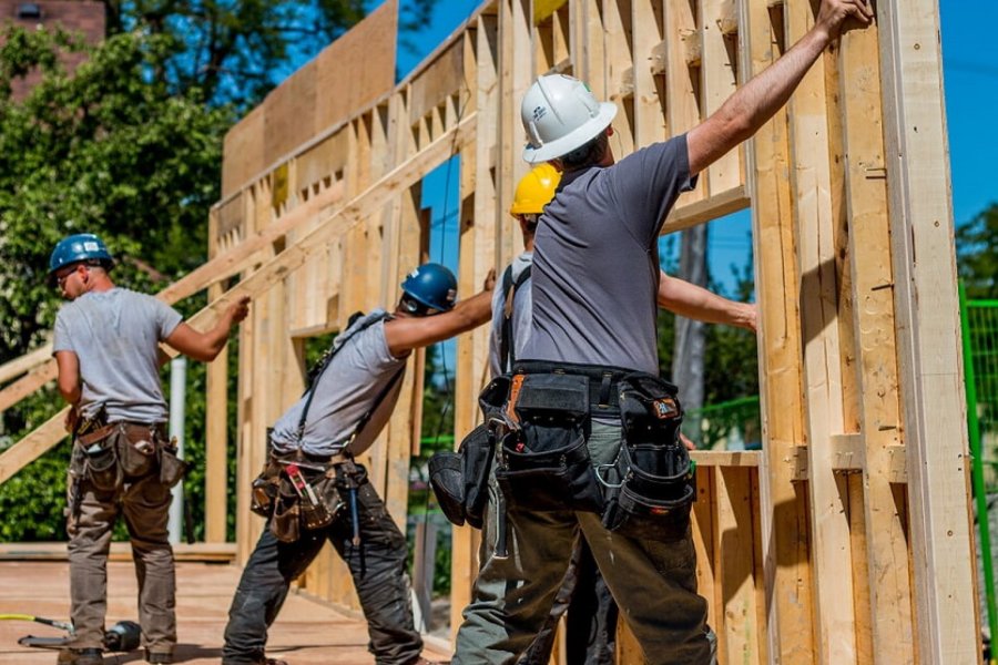 Construction Workers Framing