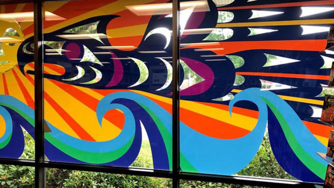 Detail of Raven and First Sunrise