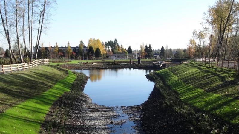 Detention pond