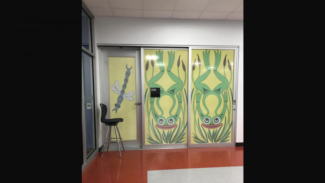 Frogs and Dragonfly ESS Art