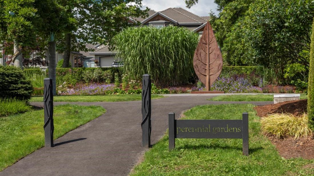 Entrance to the gardens