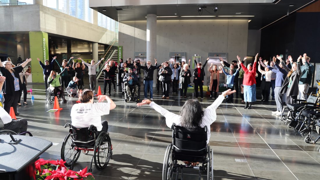 International day of persons with disabilities YMCA wheelchair dance