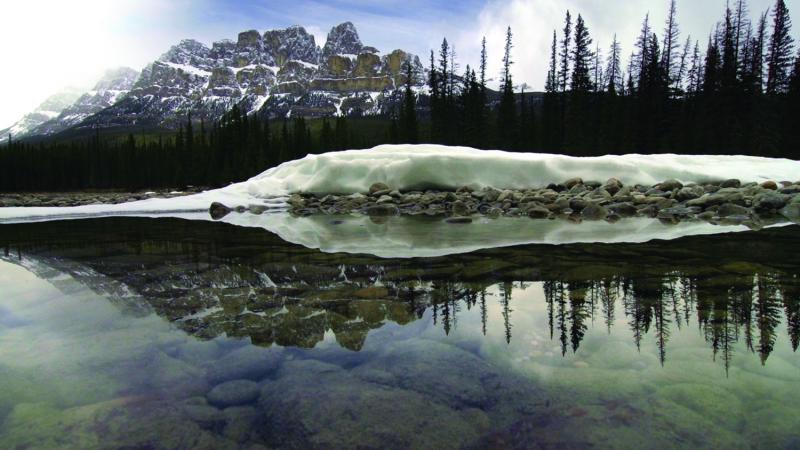 Jim Bizzocchi, Ambient Landscapes, video still from generative audiovisual work. Cinematography by Glen Crawford.