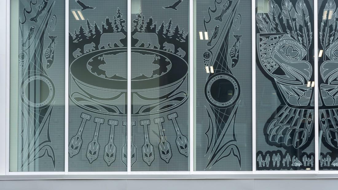 left detail of Guardian Spirits