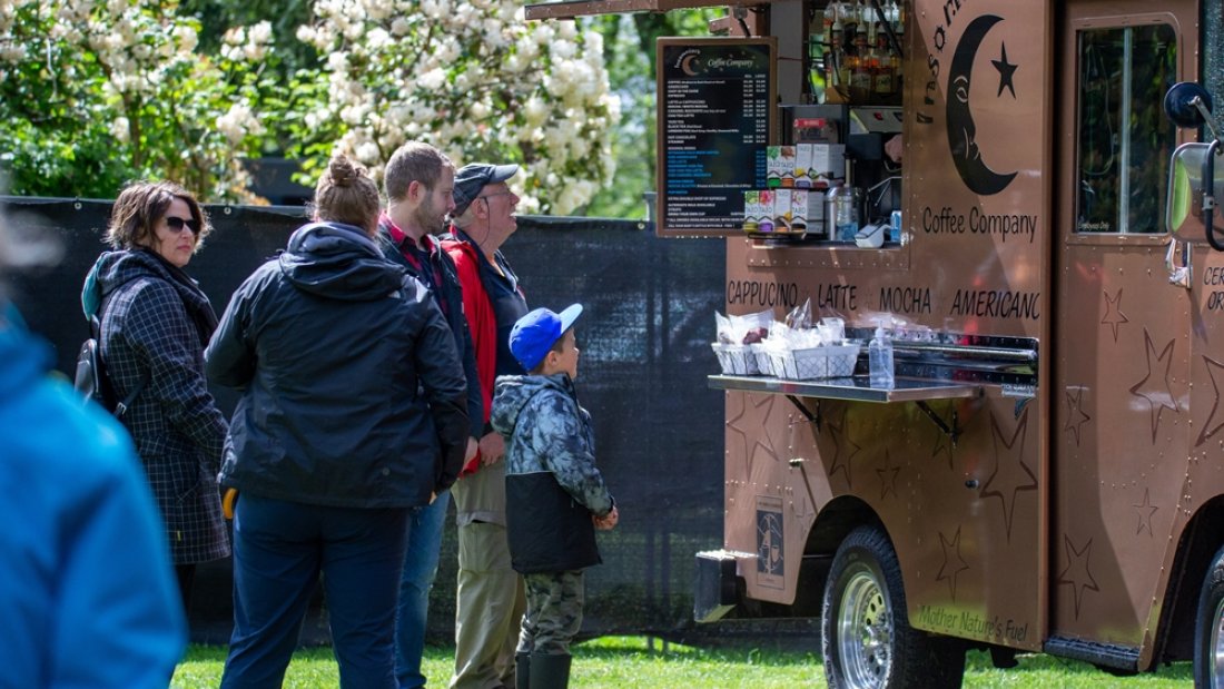Coffee truck at The Glades