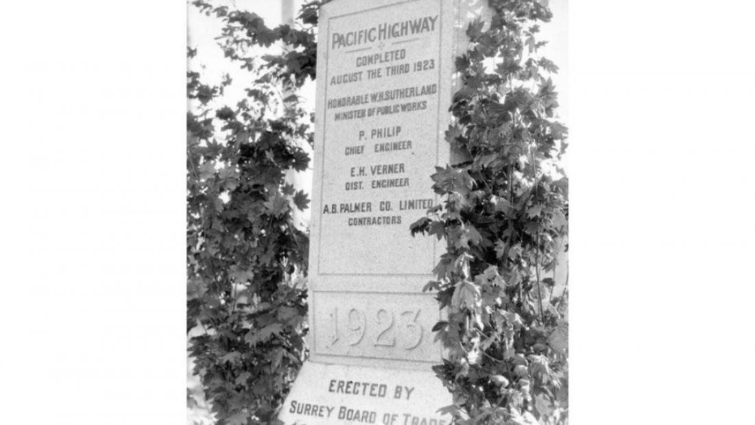 A marker dated 1923