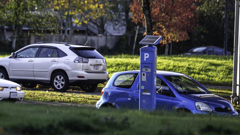 cars parked