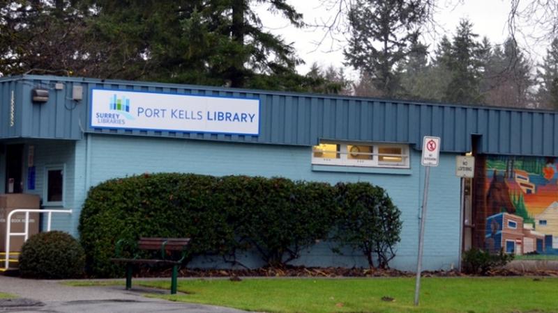 exterior of Port Kells Library in Surrey