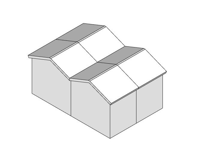 Diagram of quadplex housing type