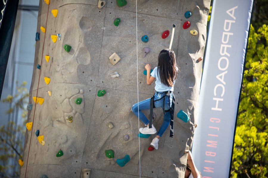 rock climbing