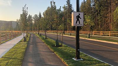 Pedestrian Walking Path