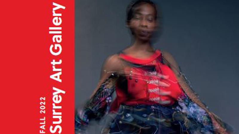 Cropped cover of Surrey Art Gallery's Fall 2022 Program Guide
