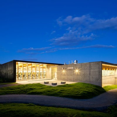 The back of South Surrey Recreation & Arts Centre