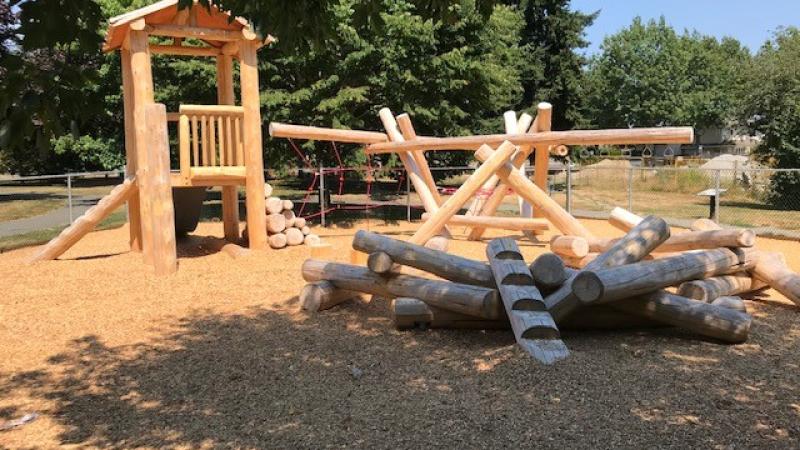 Wooden play structures