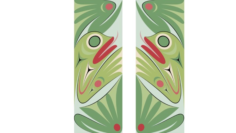 banner of frogs