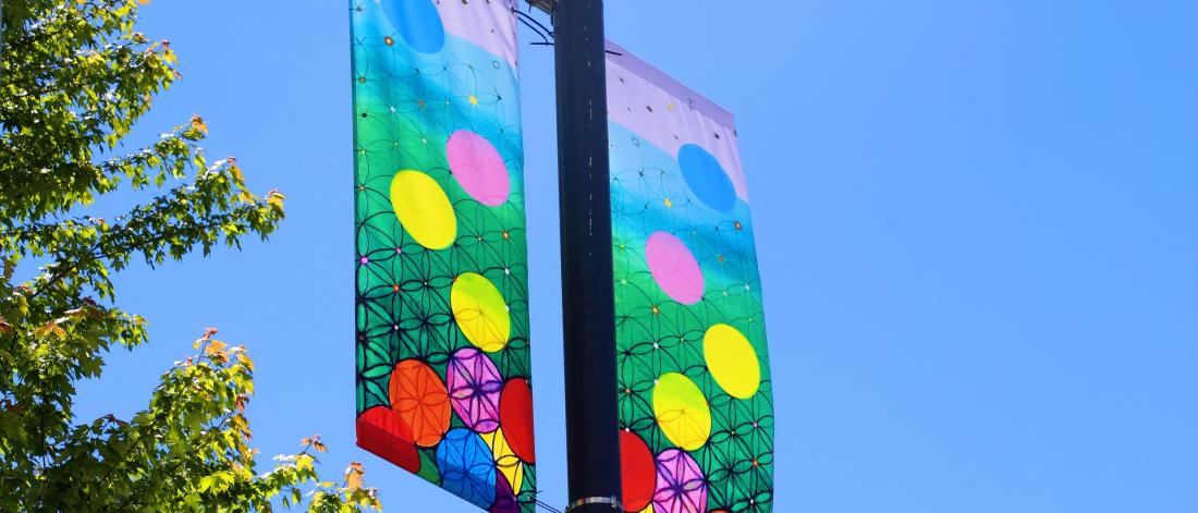 This year’s design was created by Surrey artist Nicoletta Baumeister, entitled Seed/Flower/Fruit/Vegetable.