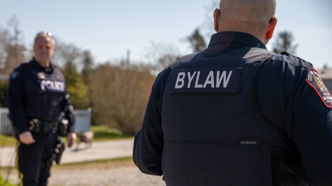 two surrey bylaw offers in uniform
