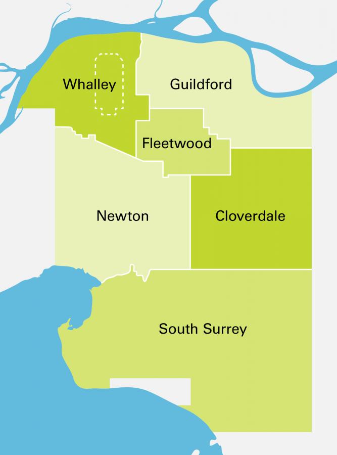 Surrey Map