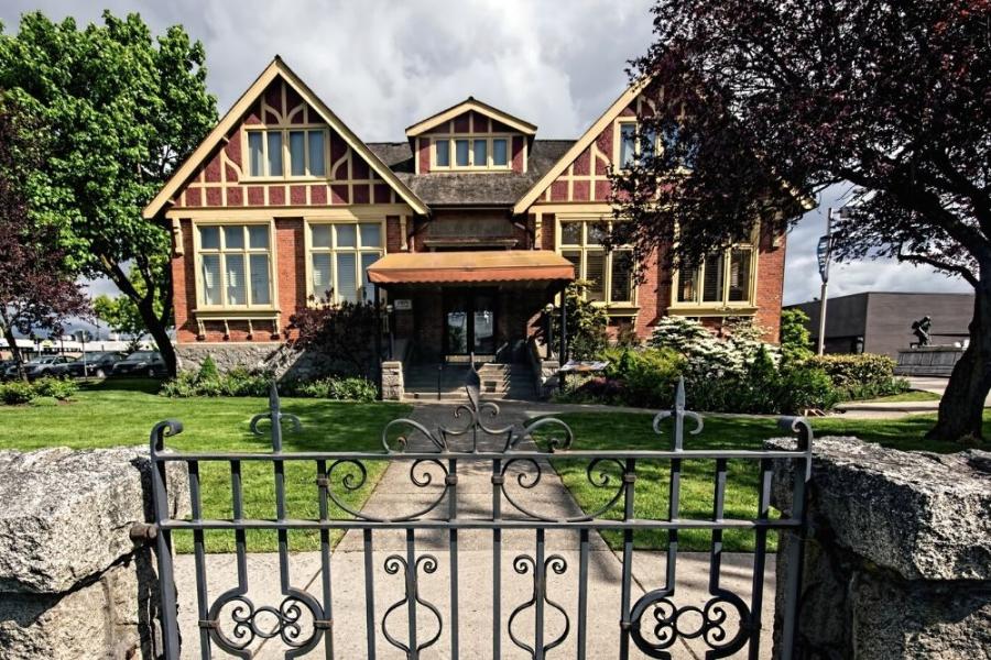 The Surrey Archives building on Highway 10