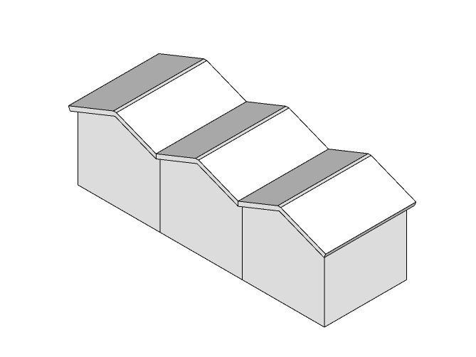 Diagram of triplex housing type