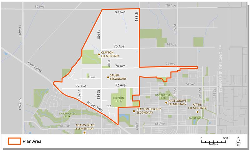 West Clayon Area Map