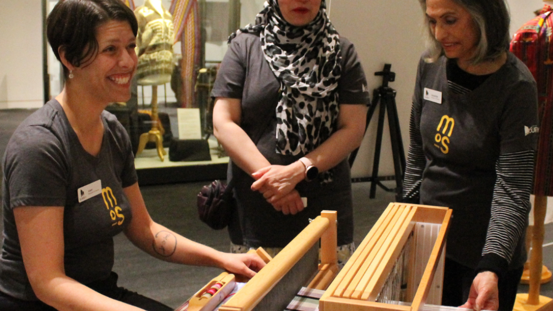 Volunteers smiling at Museum of Surrey