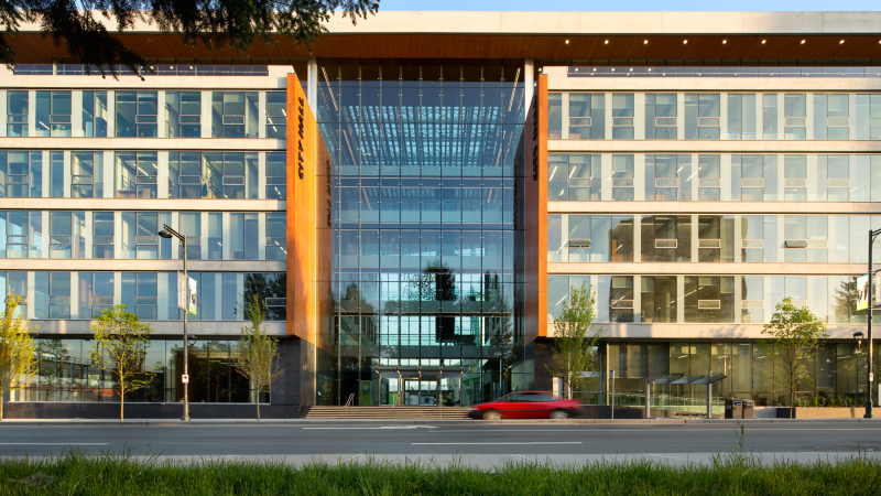 exterior photo of surrey city hall