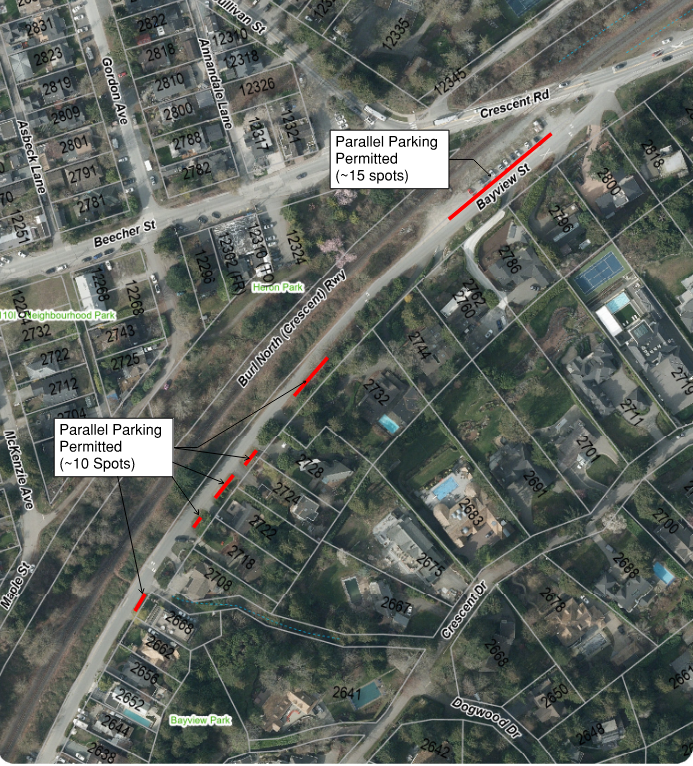 map of parking