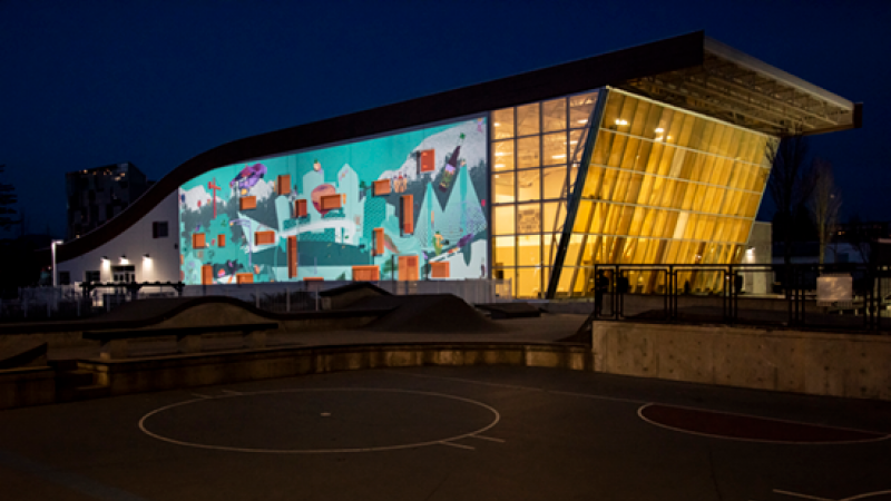 Installation view of Flavourcel's I Spy a City