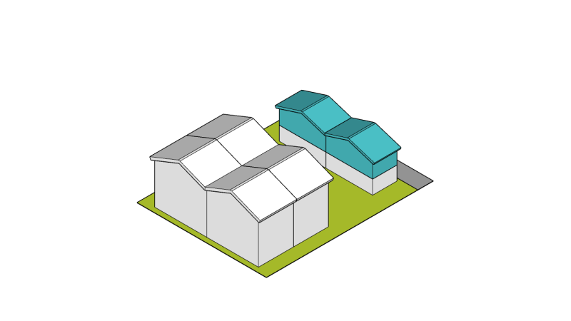 wooden frame housing construction 