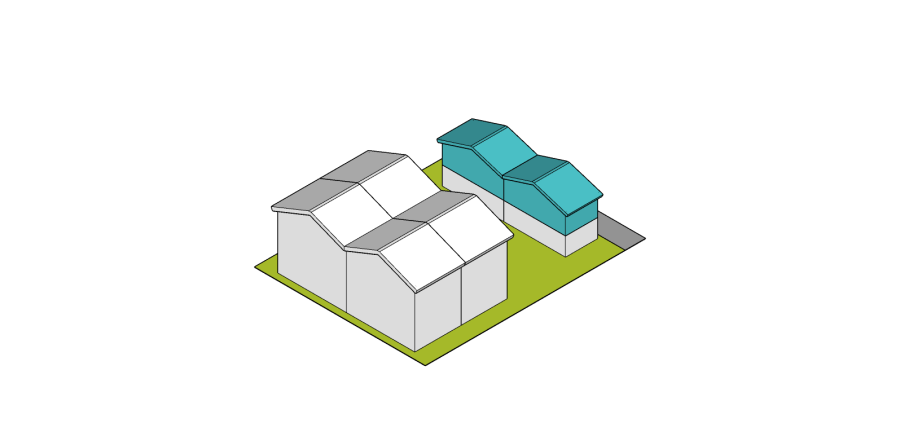 wooden frame housing construction 