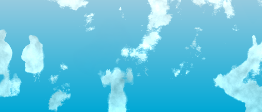 artwork depicting clouds
